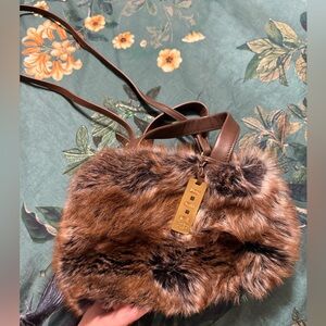 ❌SOLD❌ UGG Australia Authentic Lamb Fur Satchel/Crossbody